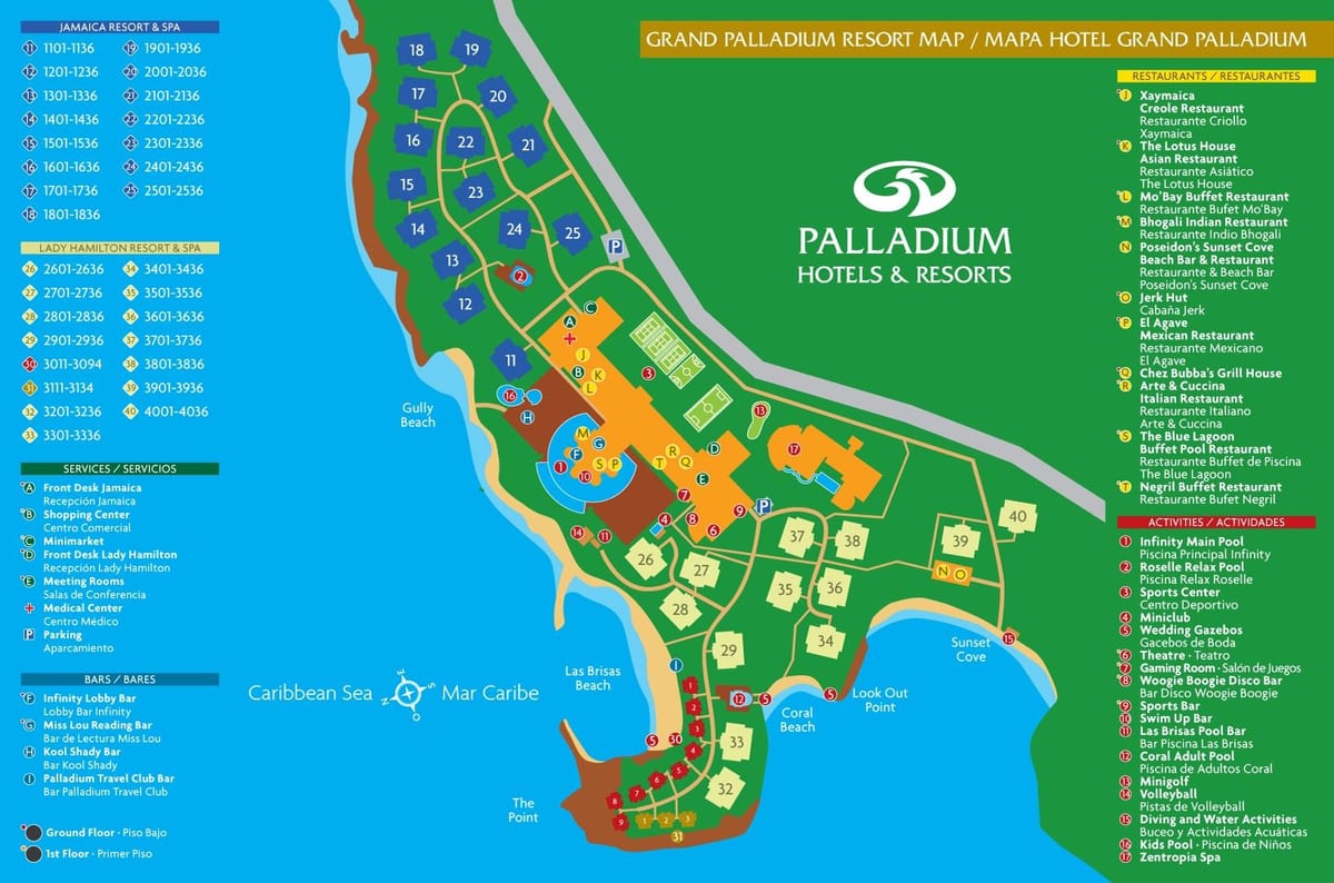 Kat jeyografik nan grand paladyòm jamayik resort