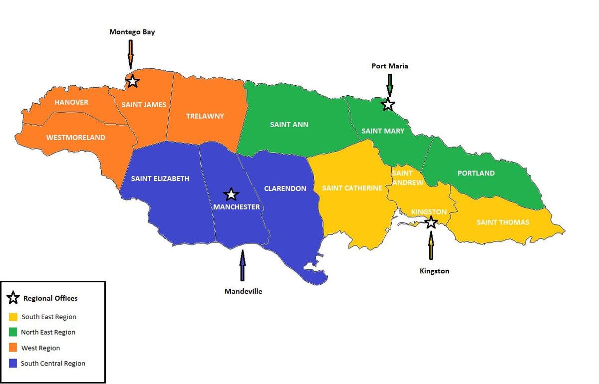 Kat jeyografik ekonomik jamaica