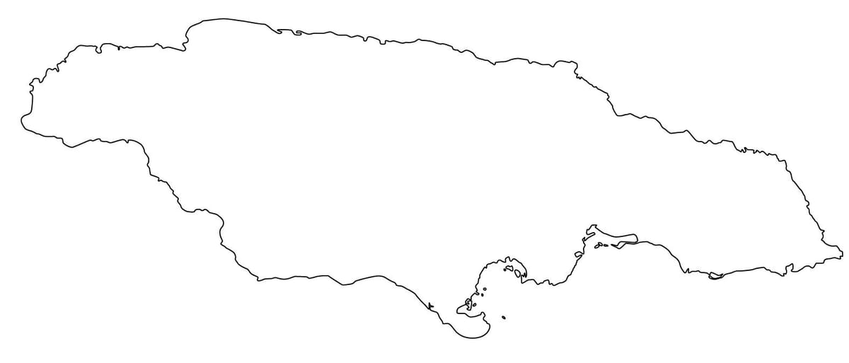 Kat jeyografik nan chema jamaica