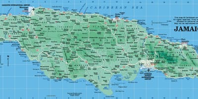 Géographique kat jeyografik nan jamaica