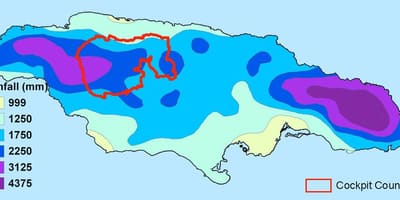 Kat jeyografik nan jamaica klima