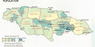 Popilasyon kat jeyografik nan jamaica