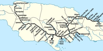 Kat jeyografik nan jamaica tren