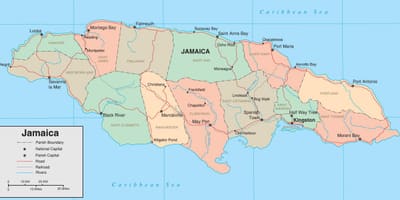 Kat jeyografik nan politik jamaica